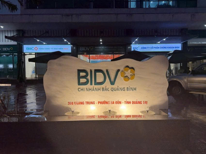 Công trình BIDV chi nhánh Bắc Quảng Bình