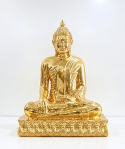 A bronze Buddha statue in Khmer style