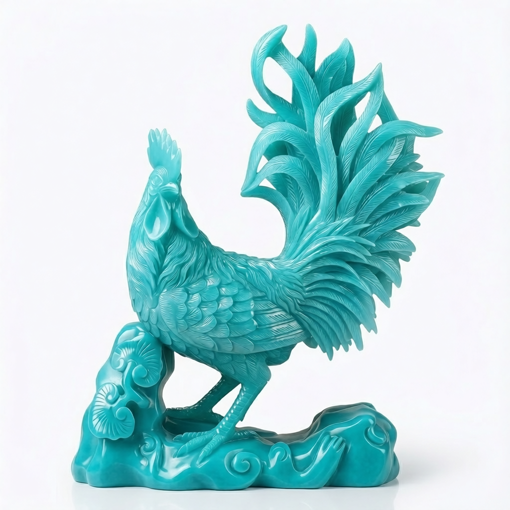 Chicken - stone- decor-by-Vu-Tu